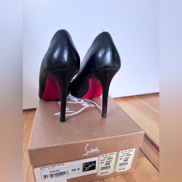 Christian Louboutin Simple Pump 85 mm In Black - Picture 7 of 14